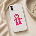 Pink Teddy Bear Sticker