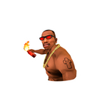 CJ Molotov Cocktail GTA Sticker