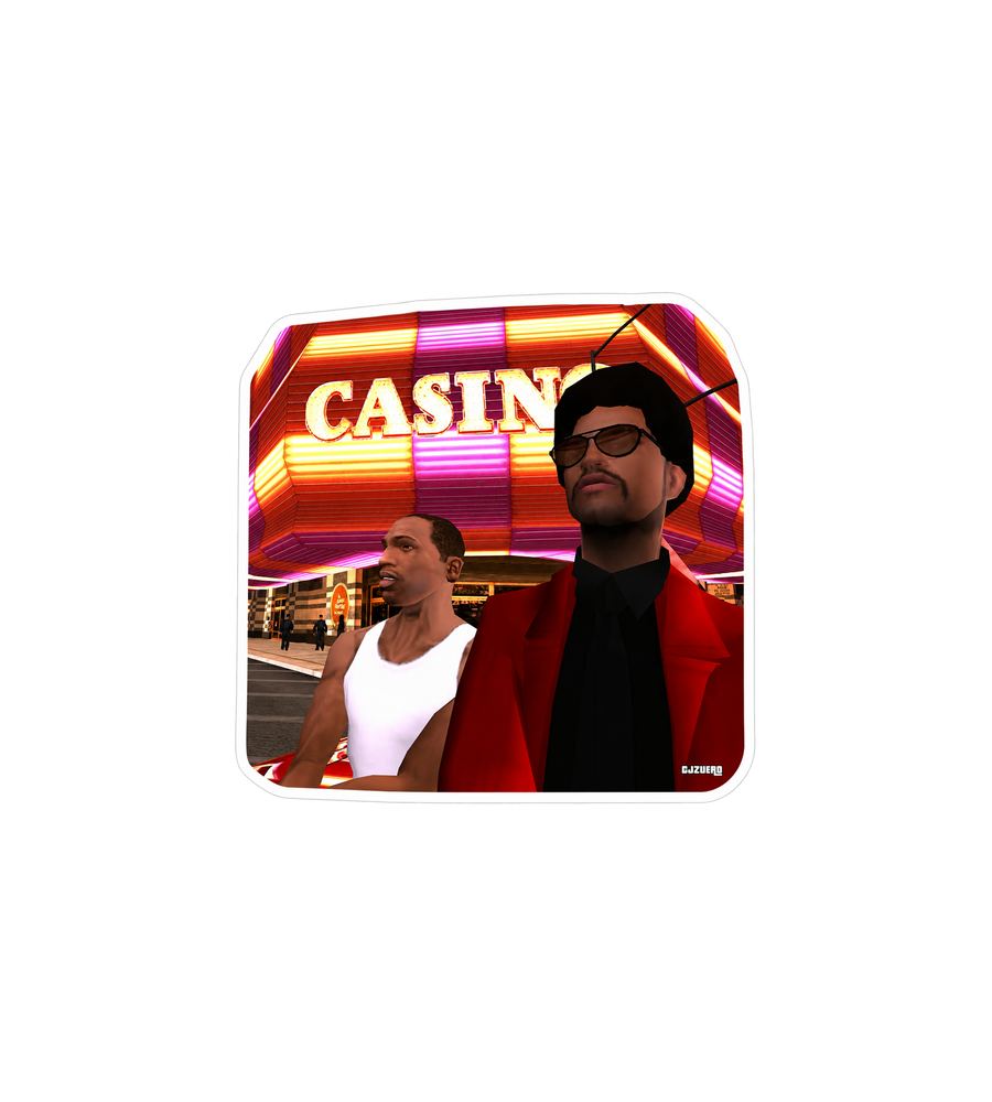 Casino Night GTA Sticker