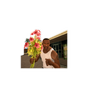 CJ Holding Flowers Sticker