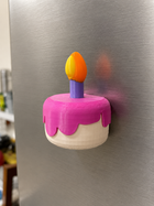 Birthday Cake Fridge Magnet