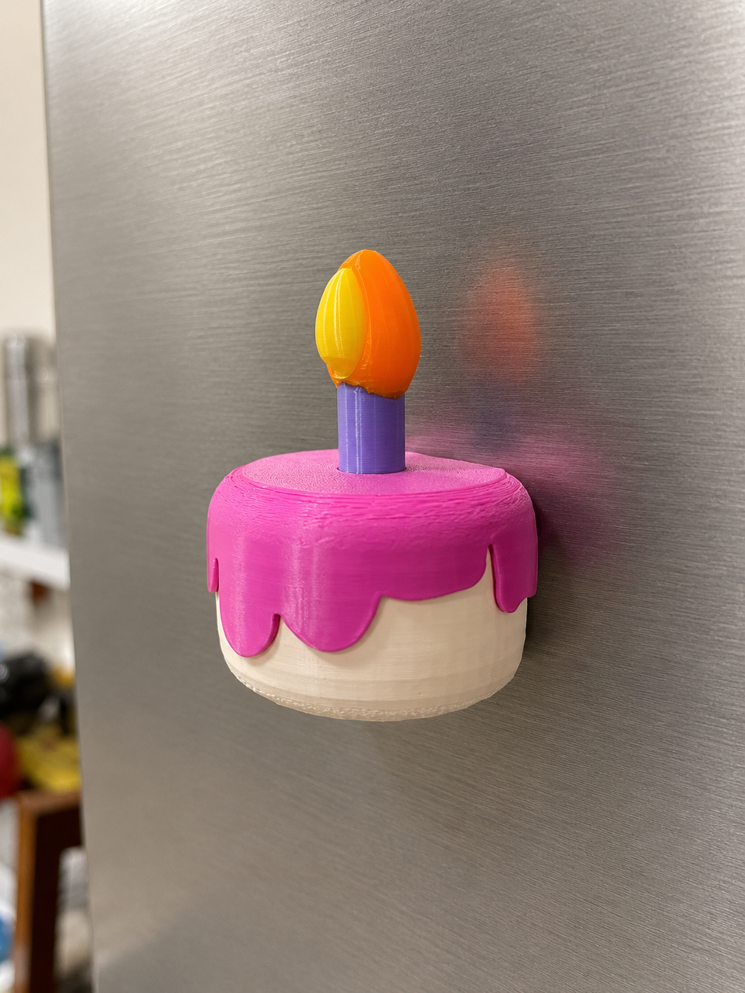 Birthday Cake Fridge Magnet