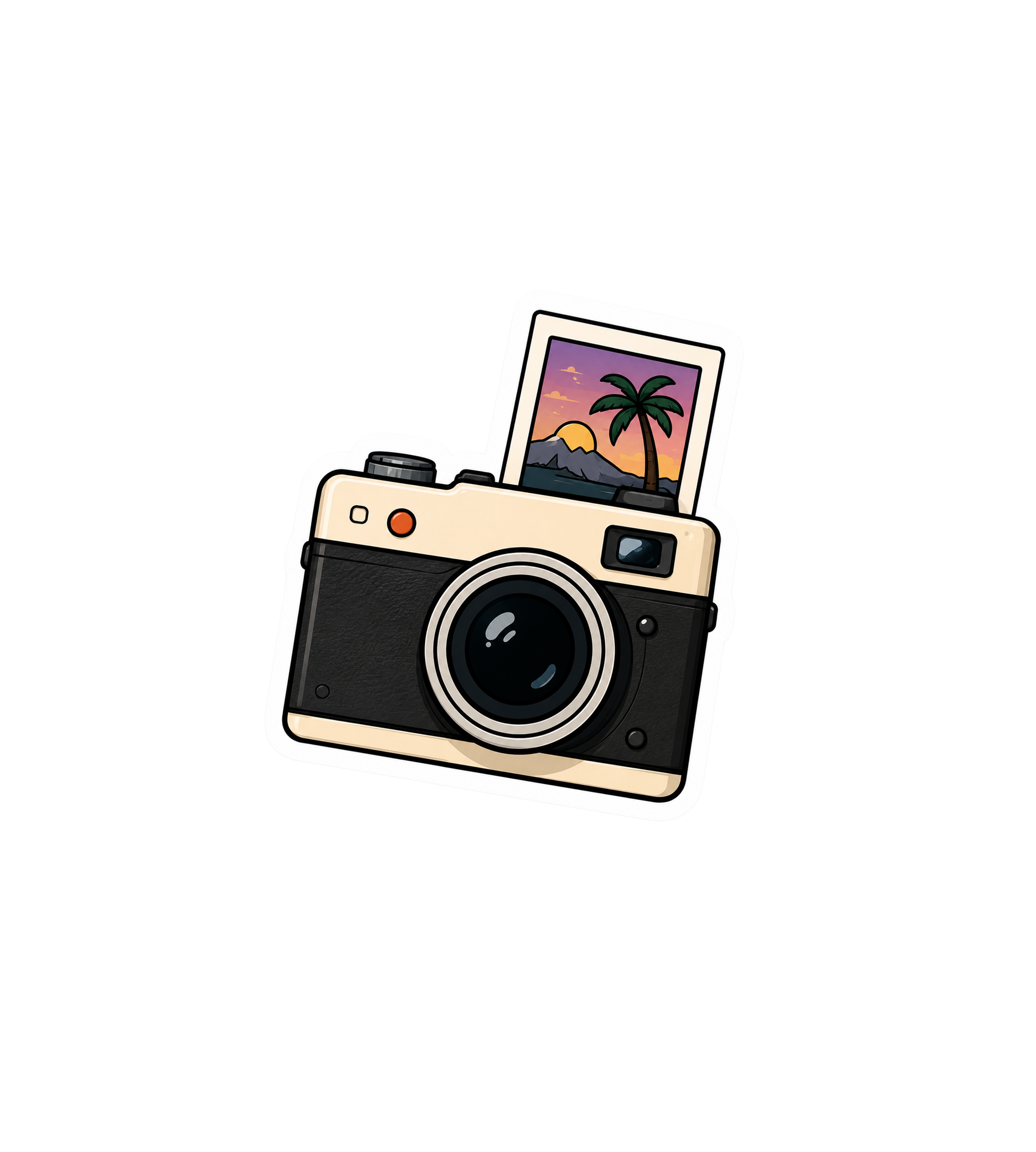 Retro Camera Sticker
