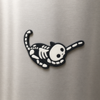 Glow in the Dark Skeleton Cat Magnet