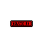 CENSORED Stamp Sticker