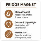Cherry Heart Fridge Magnet | Cute Aesthetic Decor