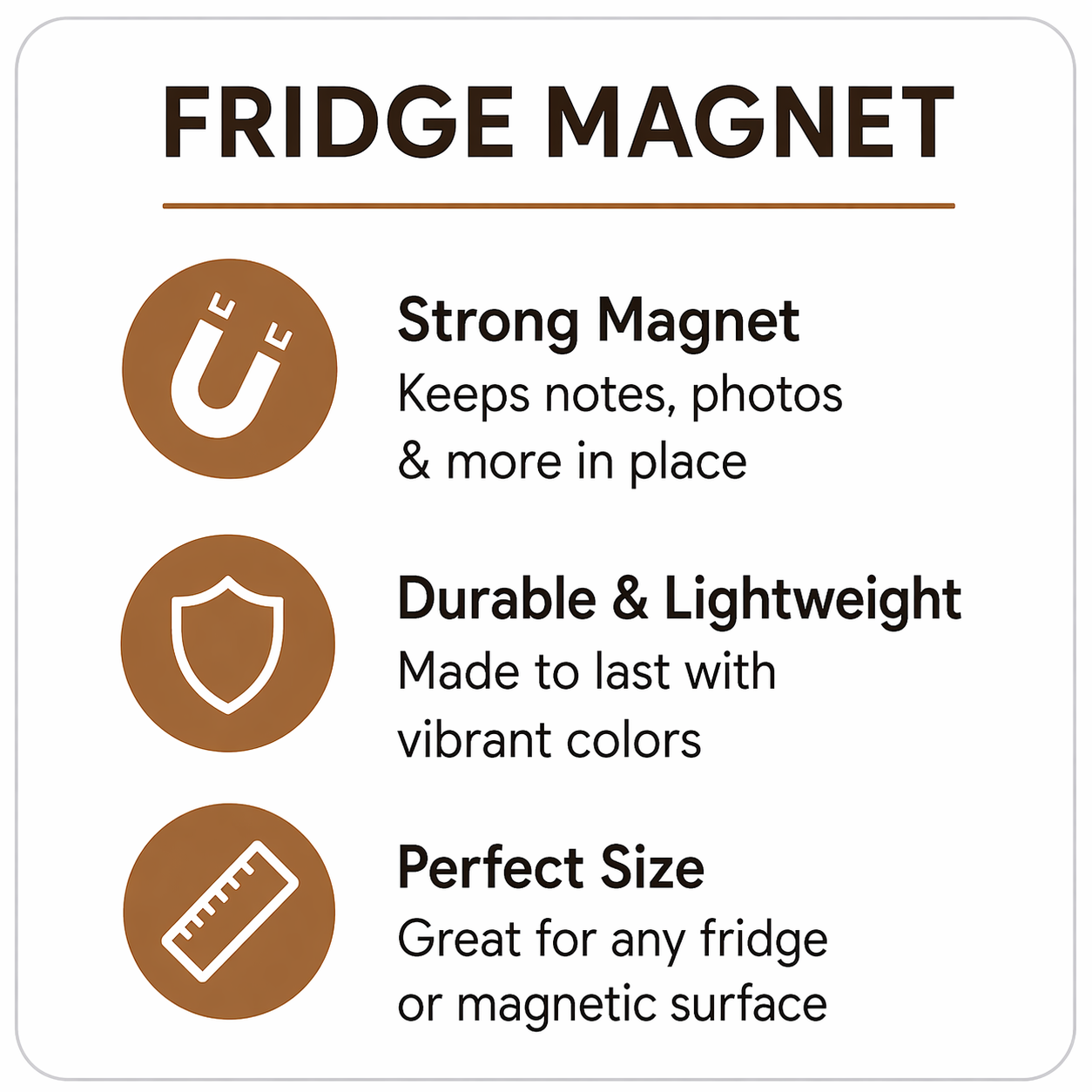 Cherry Heart Fridge Magnet | Cute Aesthetic Decor