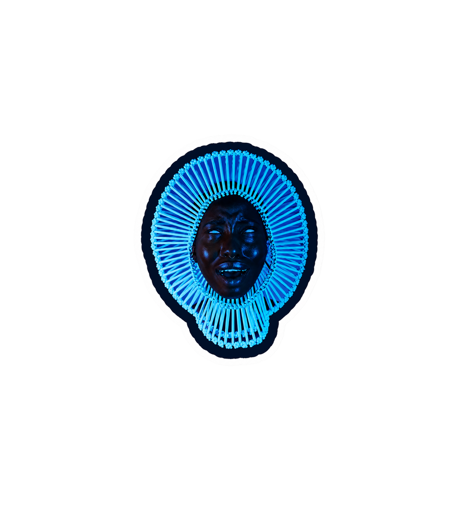 Childish Gambino Blue Halo Sticker