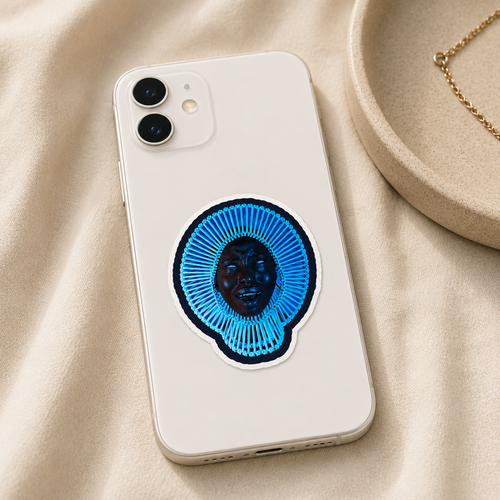 Childish Gambino Blue Halo Sticker