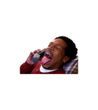 Screaming Phone Reaction Sticker