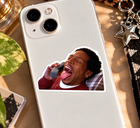 Screaming Phone Reaction Sticker