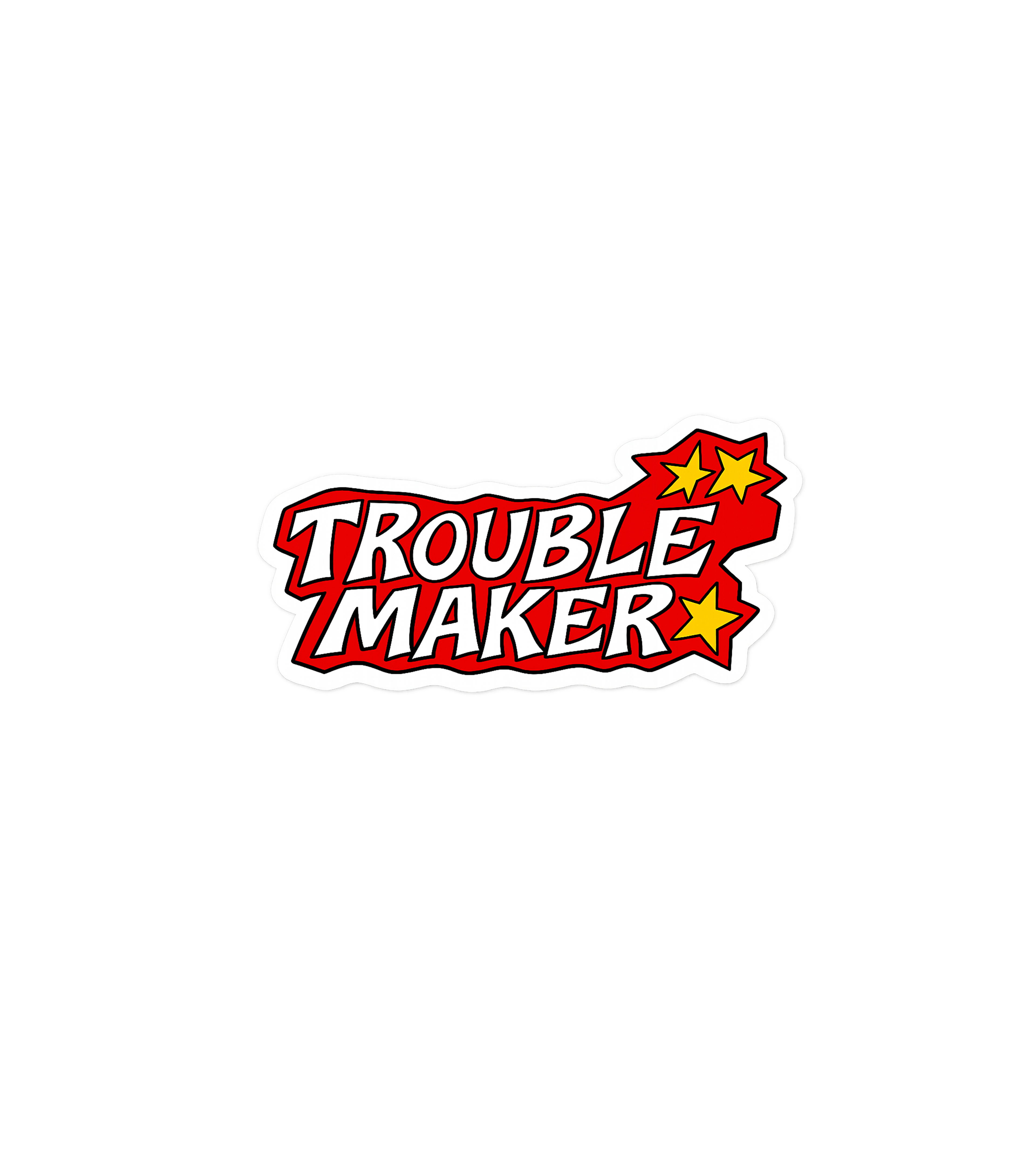 Trouble Maker Comic Sticker