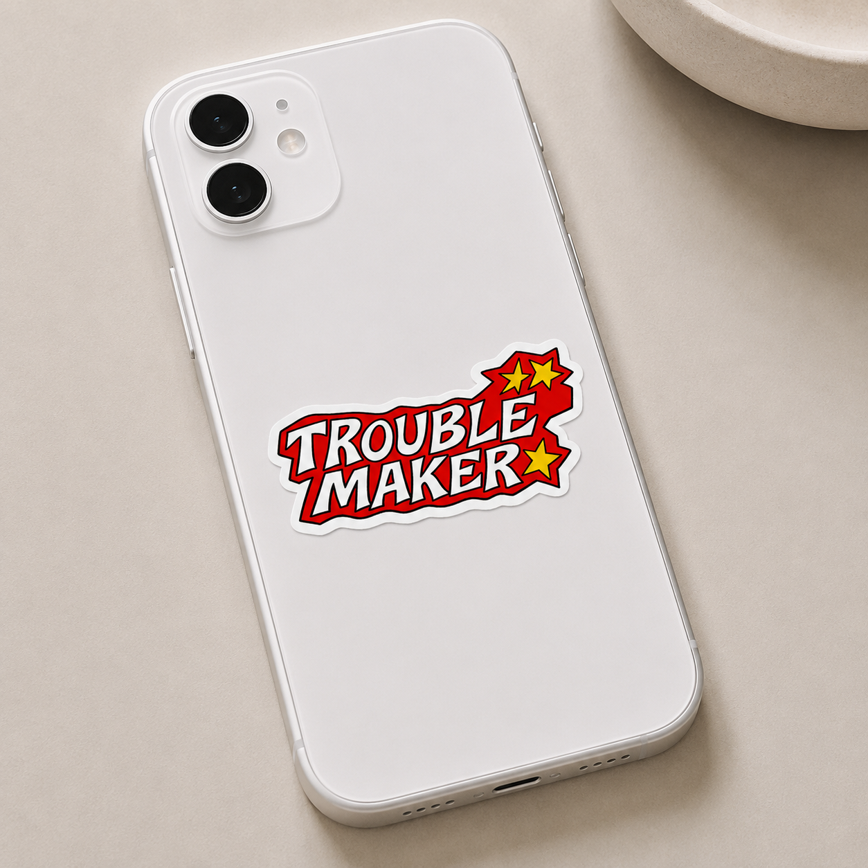 Trouble Maker Comic Sticker