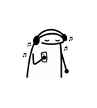Music Lover Blob Sticker