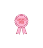 Corporate Baddie Badge Sticker