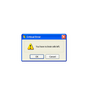 Critical Error Retro Windows Sticker