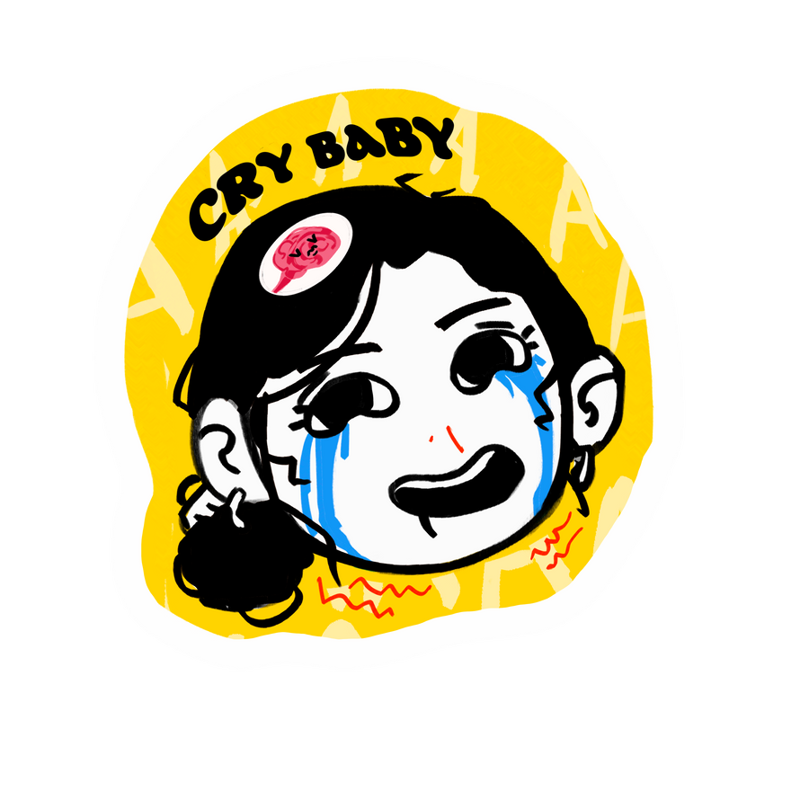 Cry Baby Vinyl Sticker