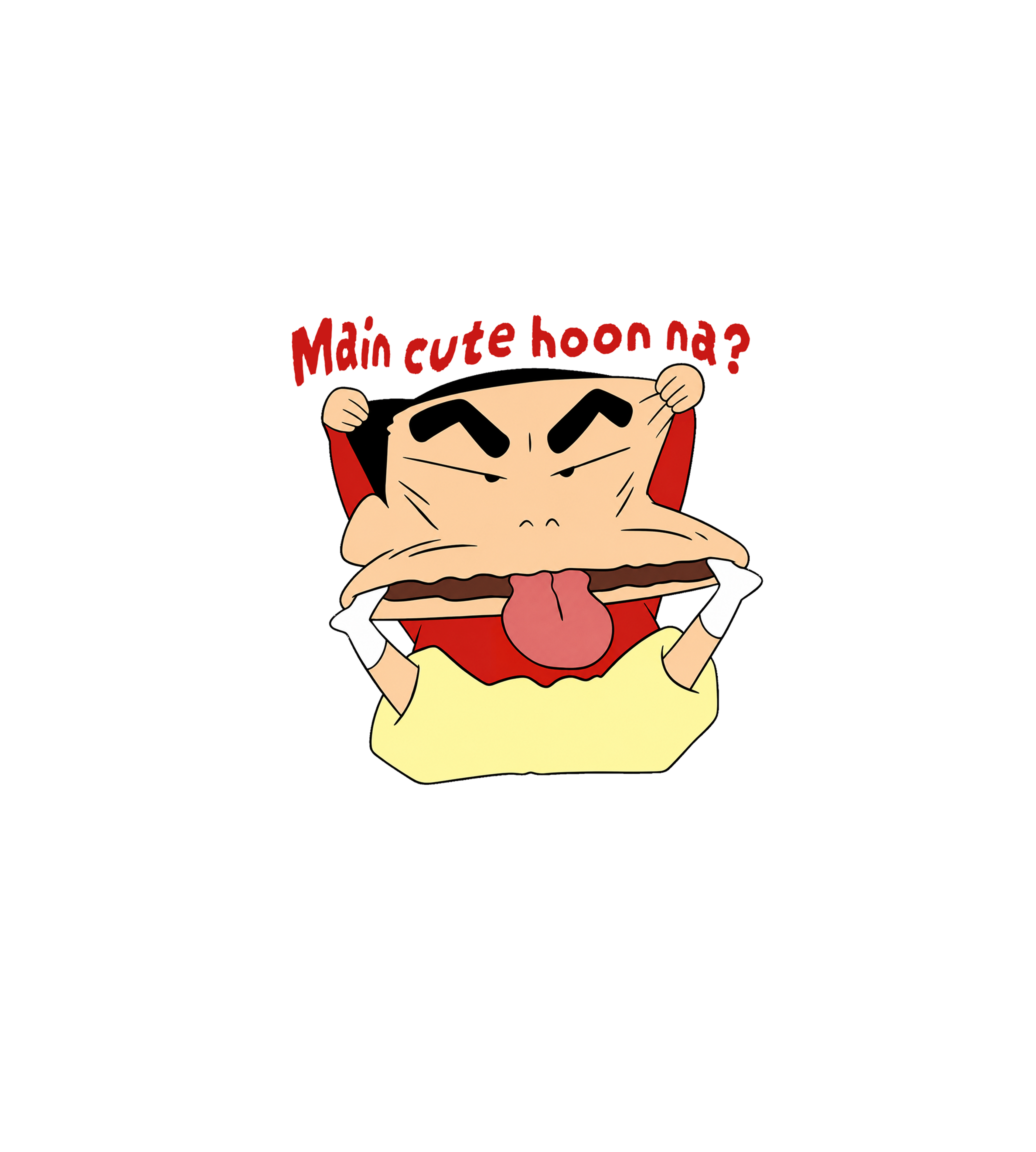 Main Cute Hoon Na? Shin Chan Sticker