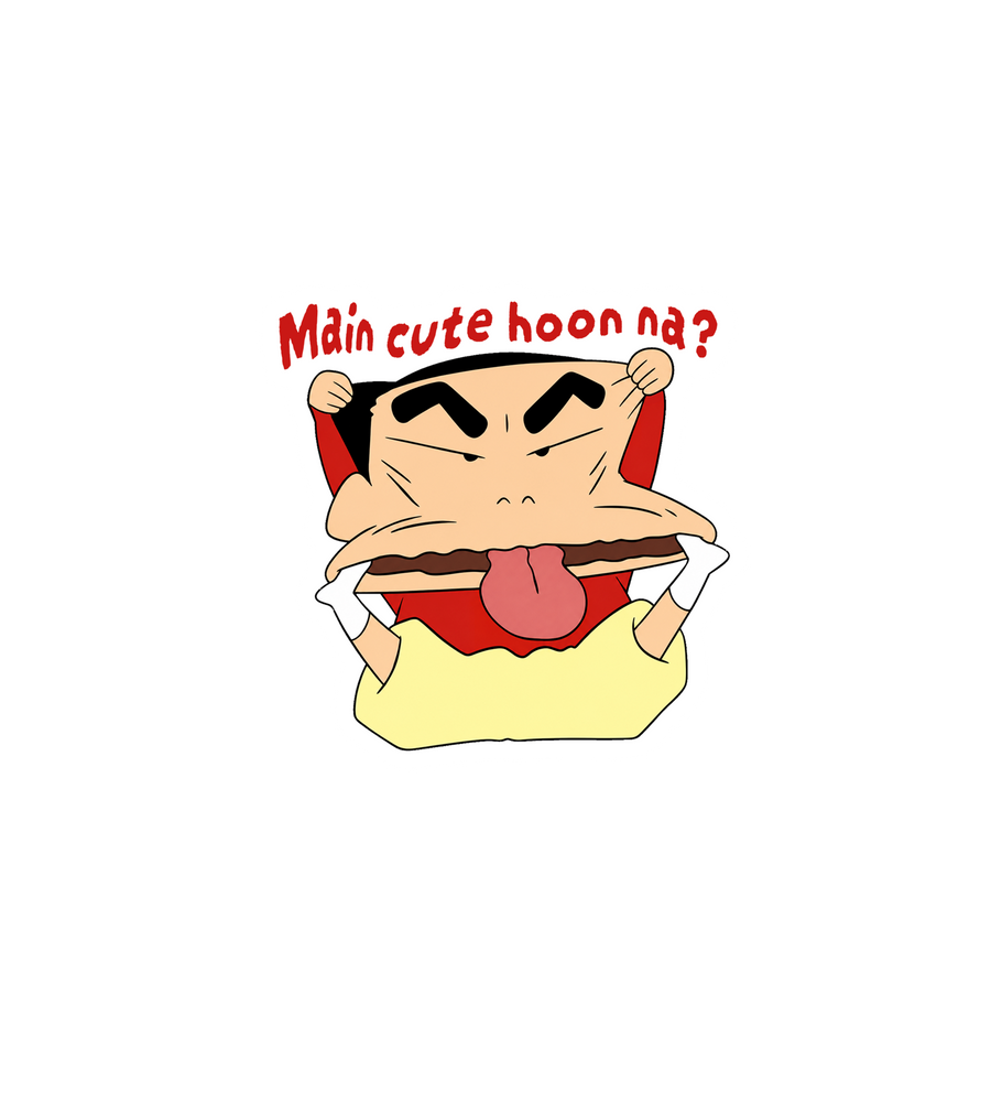 Main Cute Hoon Na? Shin Chan Sticker