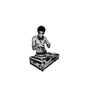 DJ Bruce Lee Sticker