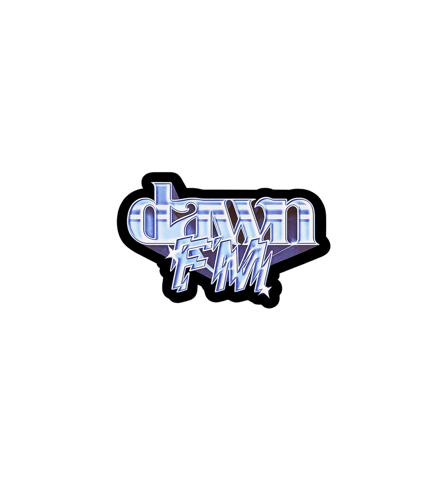 Dawn FM Album Sticker Vinyl Sticker