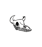 Deer Skull Sticker