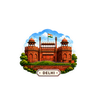 Delhi Red Fort Sticker