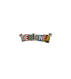 Designer Magazine Letter Sticker
