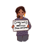 Dimag Loading... Please Wait Forever Vinyl Sticker