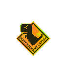 Don't Touch My Laptop Dinosaur Sticker