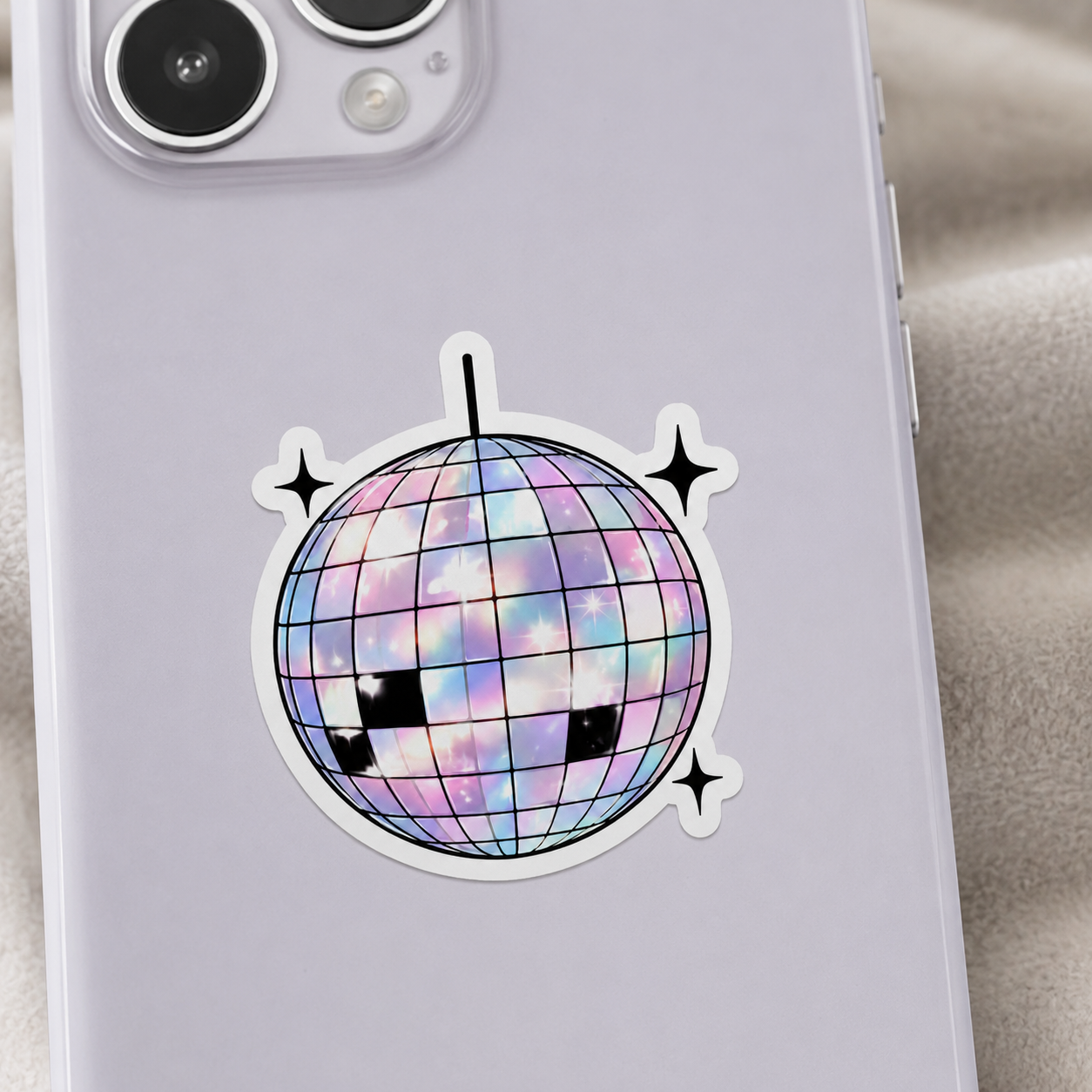 Disco Ball Vinyl Sticker