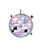 Disco Ball Vinyl Sticker