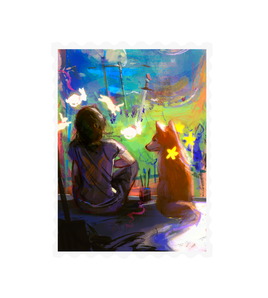 Dreamscape Companion Vinyl Sticker