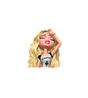Couture Blonde Doll Sticker – Y2K Fashion Sticker