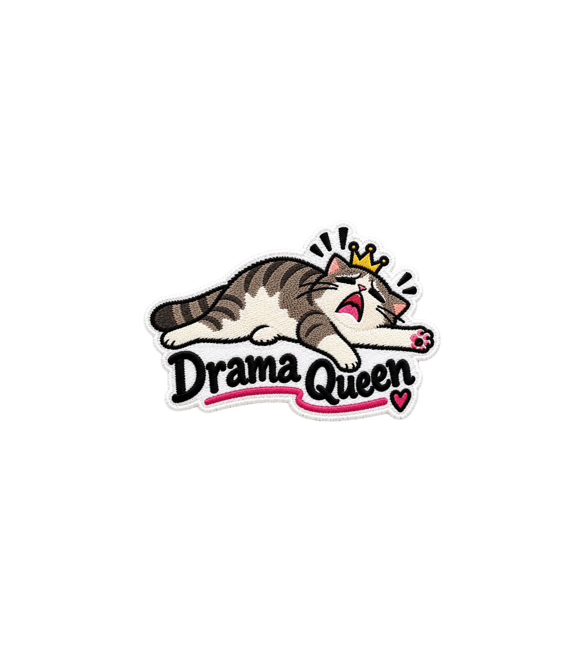 Drama Queen Cat Sticker