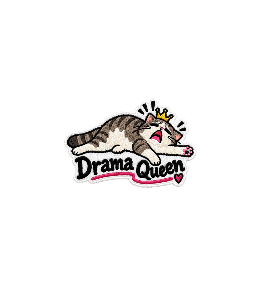 Drama Queen Cat Sticker