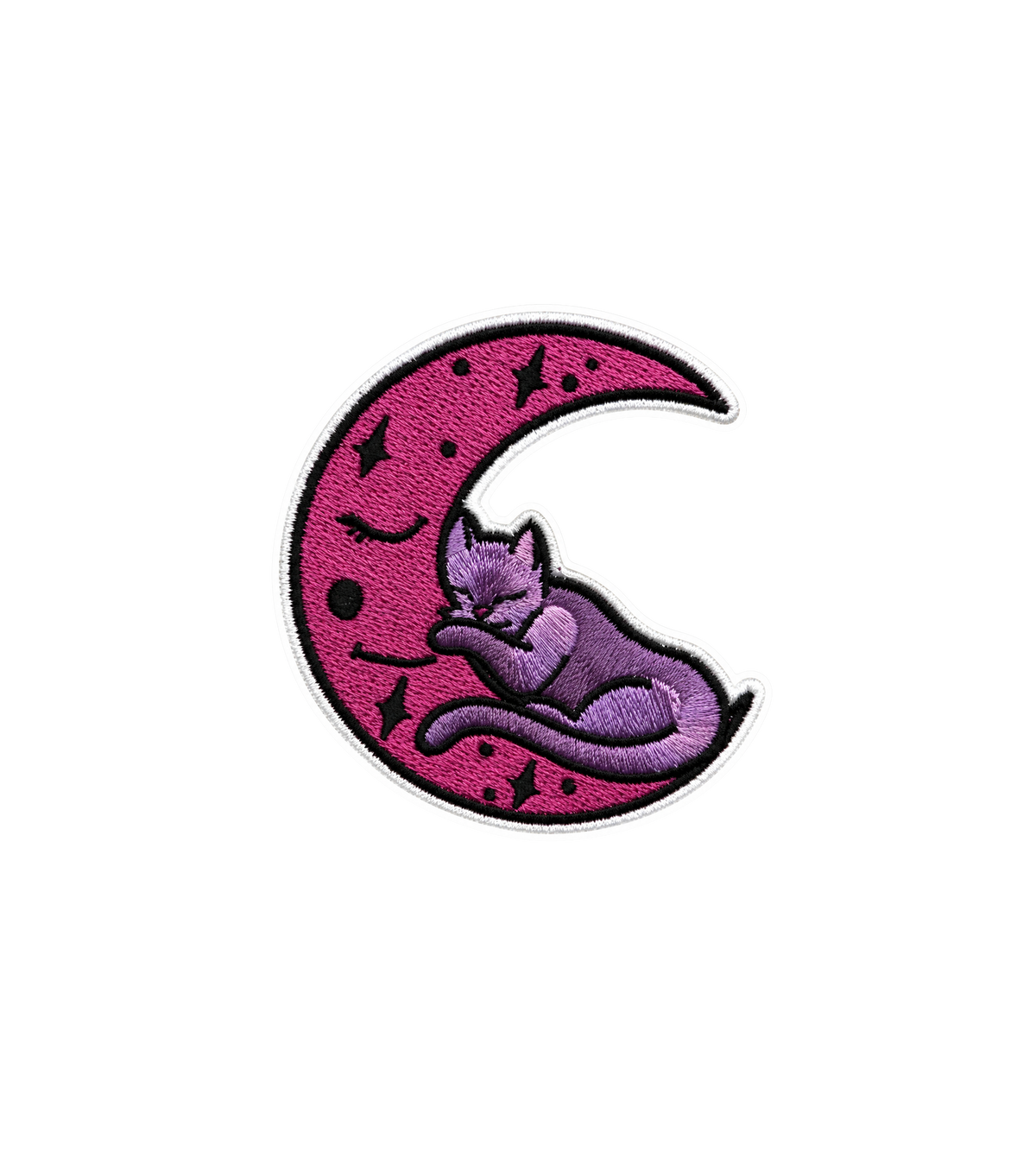 Dreamy Moon Cat Sticker
