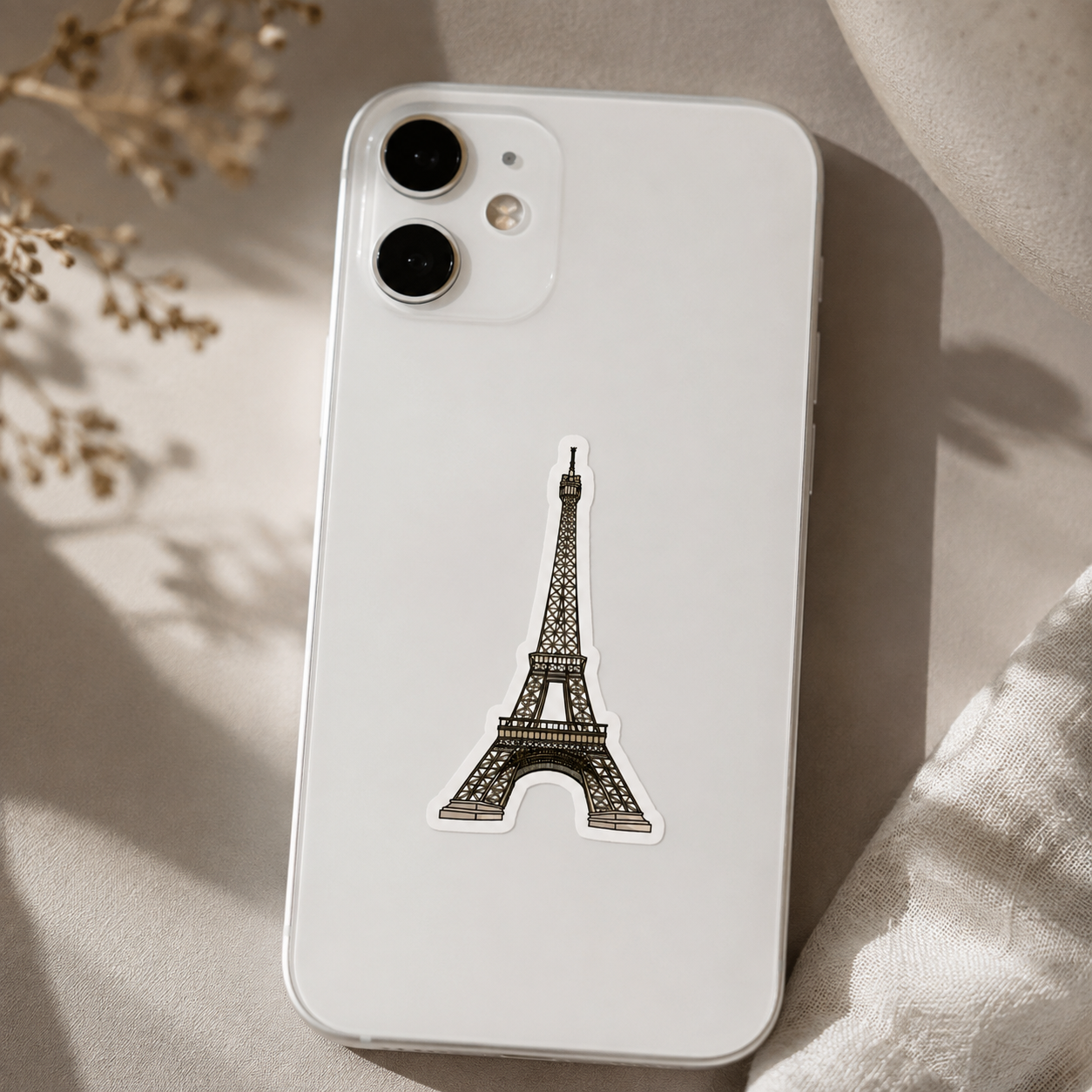 Eiffel Tower Sticker – Paris Travel Aesthetic Vinyl Sticker