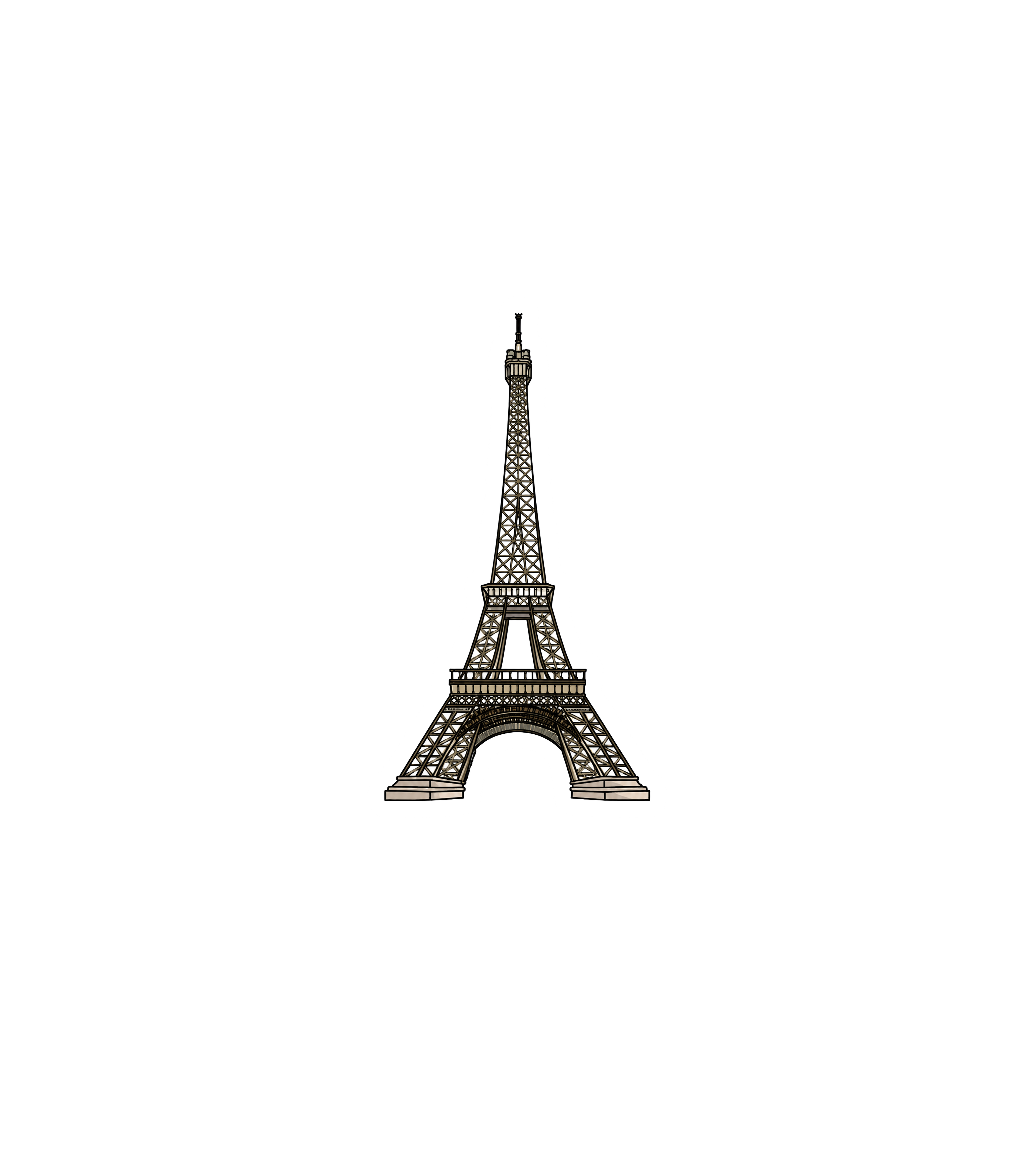 Eiffel Tower Sticker – Paris Travel Aesthetic Vinyl Sticker