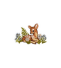 Kawaii Fawn Sticker