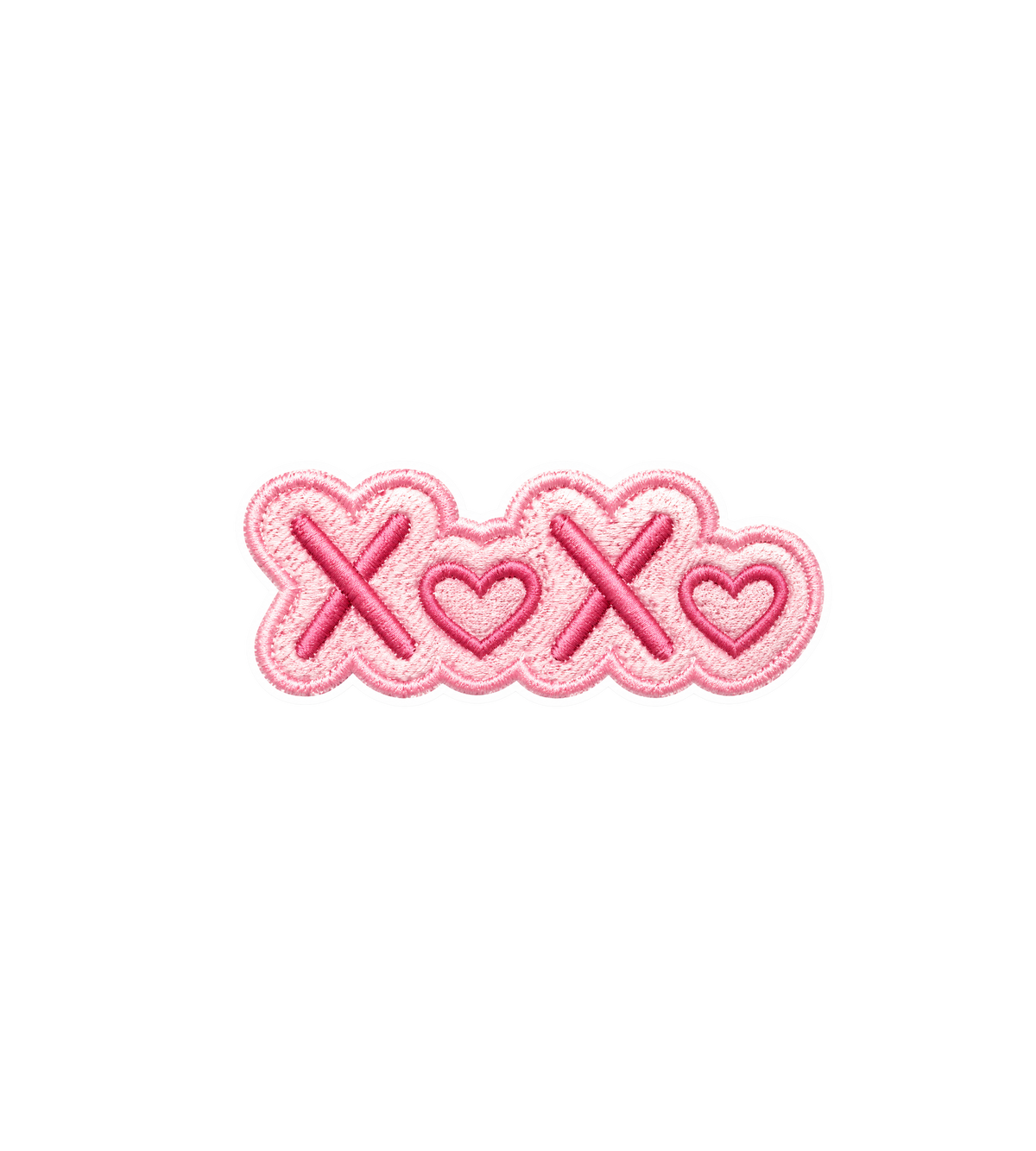Pink XOXO Hearts Sticker