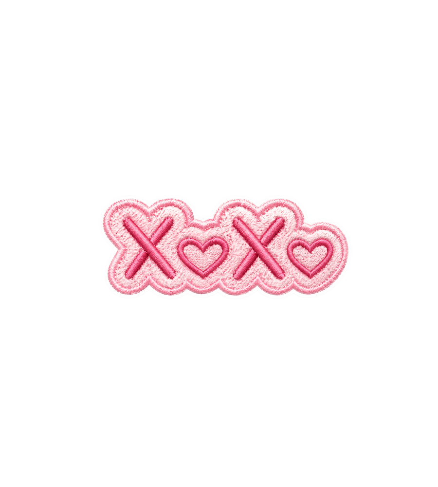 Pink XOXO Hearts Sticker