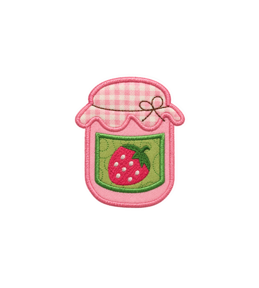Strawberry Jam Jar Sticker