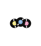 Retro Vinyl Records Sticker