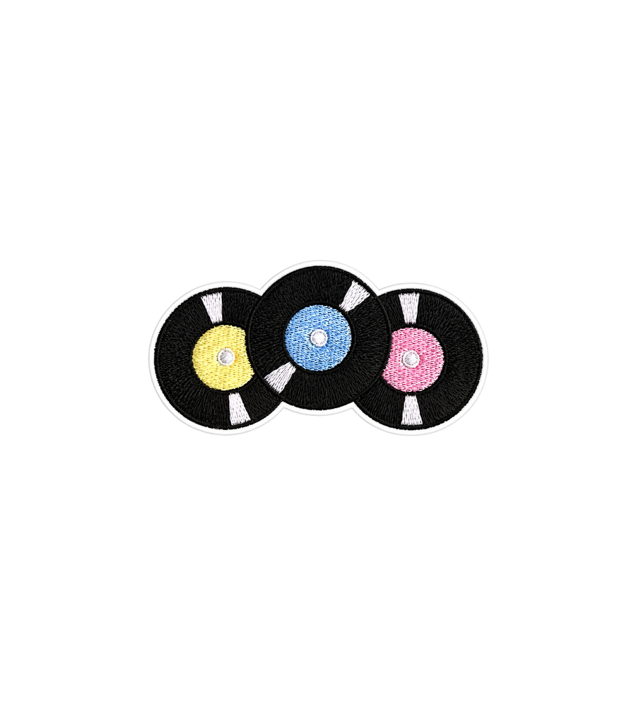 Retro Vinyl Records Sticker