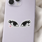 Starry Eyes Vinyl Sticker