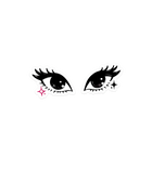 Starry Eyes Vinyl Sticker