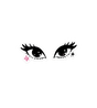 Starry Eyes Vinyl Sticker
