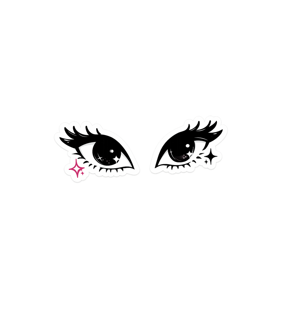 Starry Eyes Vinyl Sticker