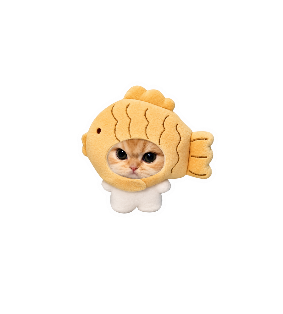 Fish Cat Kawaii Sticker